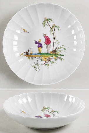 Si Kiang 6" Scalloped Bowl