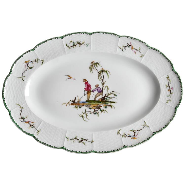 Si Kiang 14" Oval Serving Platter