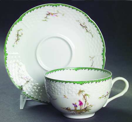 Si Kiang Flat Cup & Saucer Set