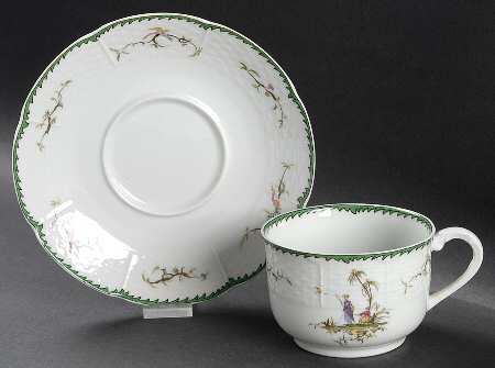 Si Kiang Flat Cup & Saucer Set