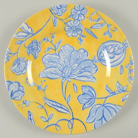 English Toile Salad Plate