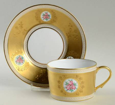 Duchesse Flat Cup & Saucer Set by Raynaud