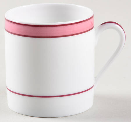 Tropic Pink (No Monogram) Flat Demitasse Cup