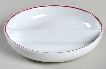 Tropic Pink (No Monogram) Divided Sauce/Side Dish