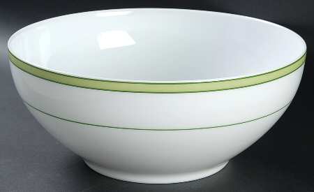 Tropic Green (No Monogram) 10" Large Salad Serving Bowl
