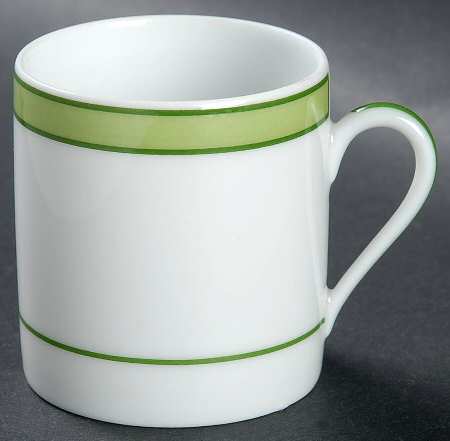 Tropic Green (No Monogram) Flat Demitasse Cup