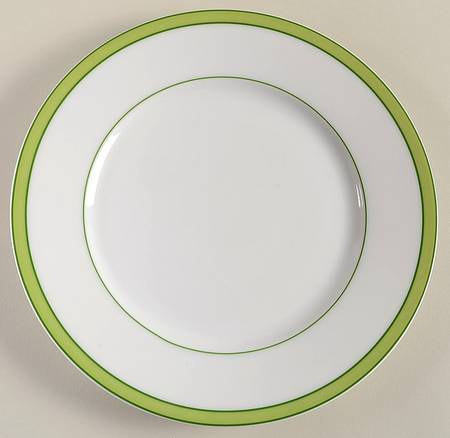 Tropic Green (No Monogram) Dessert Luncheon Plate