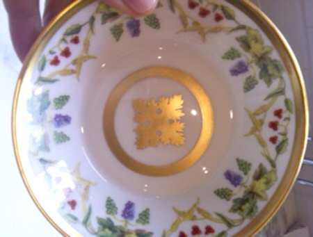 Pampres Saucer for Demitasse Cup