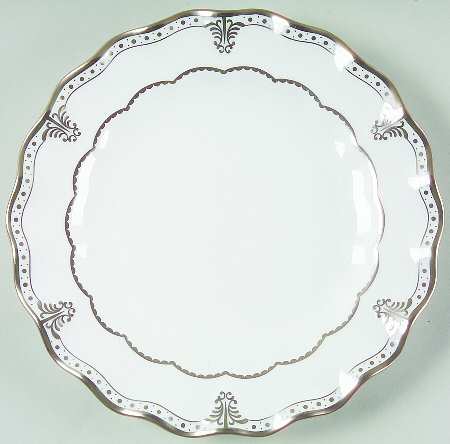 Elizabeth (Platinum Trim) Salad Plate