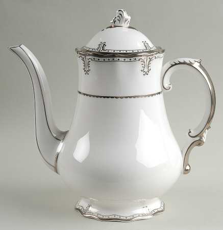 Elizabeth (Platinum Trim) Coffee Pot & Lid