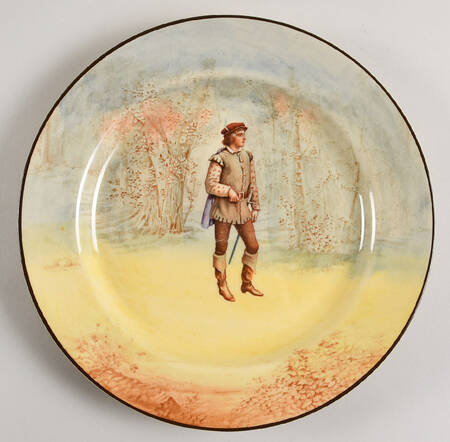 Shakespeare Series G (Earthenware) Luncheon Plate
