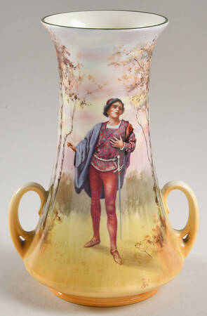 Shakespeare Series G (Earthenware) 7" Handled Vase