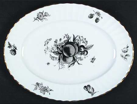 Z2820 (Warmstry Shape) 13" Oval Serving Platter