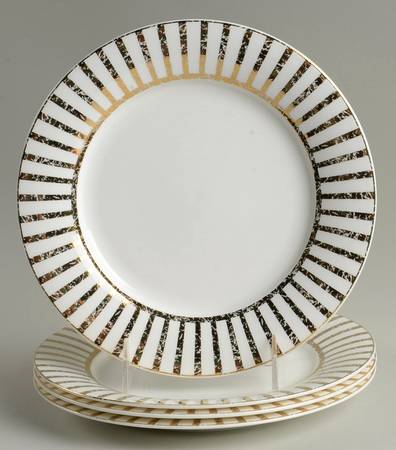 Jive Gold Salad Plate - Set of 4
