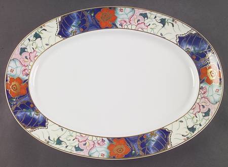 Jardin De Printemps 16" Oval Serving Platter