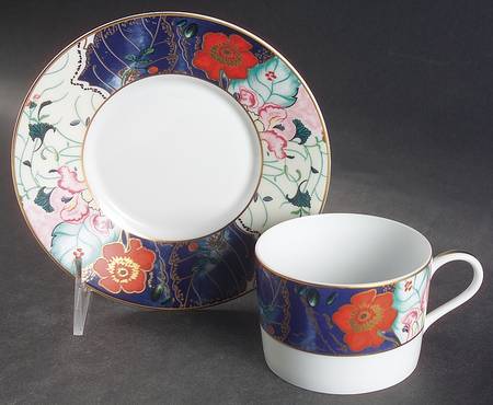 Jardin De Printemps Flat Cup & Saucer Set