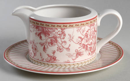 Provence Rouge Gravy Boat & Underplate