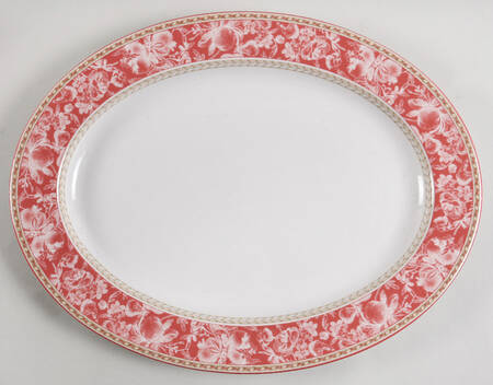 Provence Rouge 15" Oval Serving Platter
