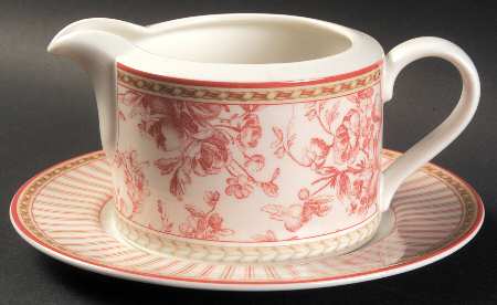Provence Rouge Gravy Boat & Underplate