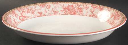 Provence Rouge 10" Oval Vegetable Bowl