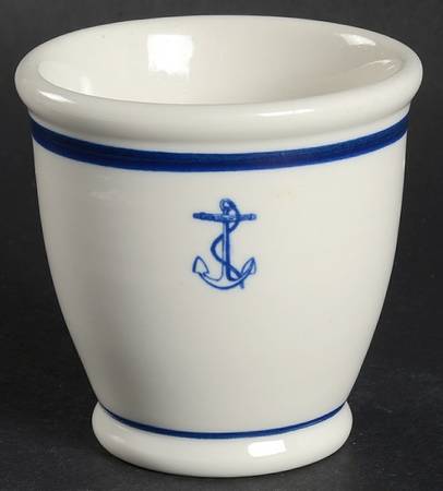 U S Navy Mess China Wardroom Officers Single Egg Cup