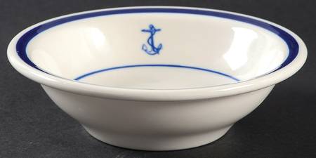 U S Navy Mess China Wardroom Officers Fruit/Dessert (Sauce) Bowl