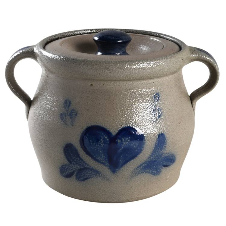 Heart Small Bean Pot & Lid