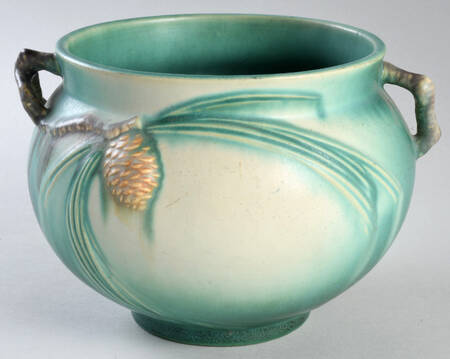 Pinecone Green 5" Jardiniere