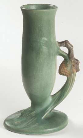 Pinecone Green 7" Bud Vase