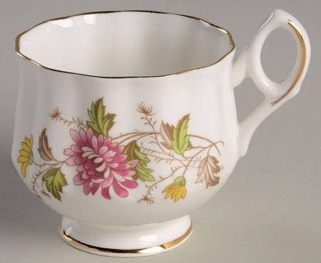 Flower of The Month (Scalloped) Footed Cup