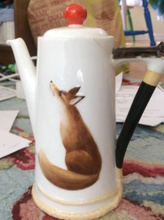 Reynard The Fox Small Coffee Pot & Lid