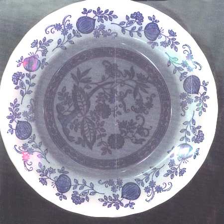 Blue Onion Dinner Plate
