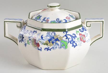 Nankin Sugar Bowl & Lid
