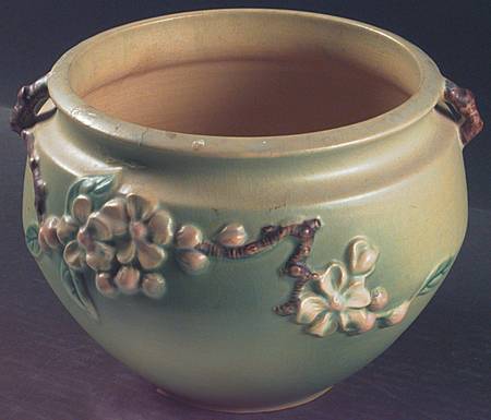 Apple Blossom Green 6" Jardiniere