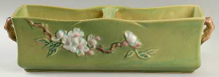 Apple Blossom Green Window Box Planter
