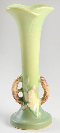 Apple Blossom Green 7" Bud Vase