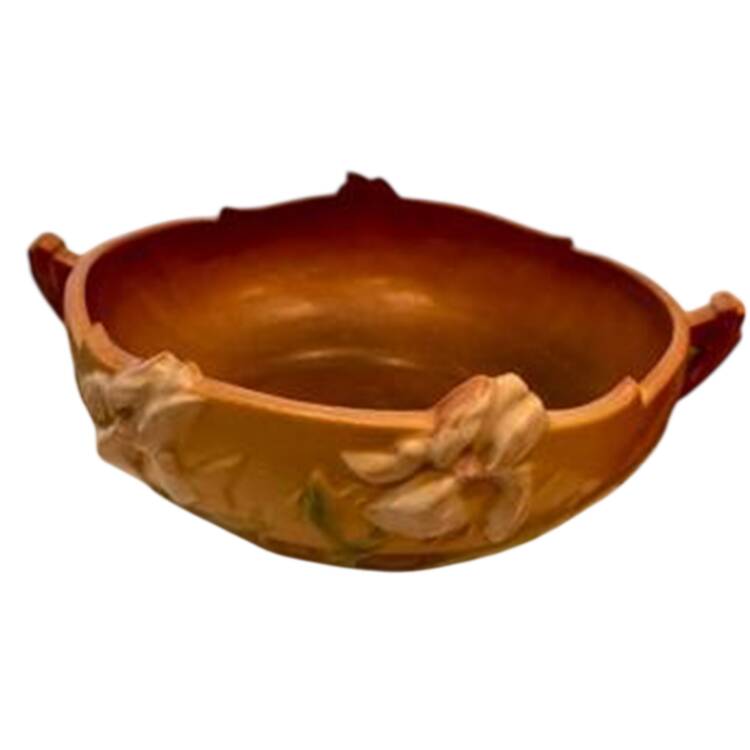 Iris Brown Centerpiece/Console Bowl