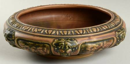 Florentine Brown 7" Round Bowl