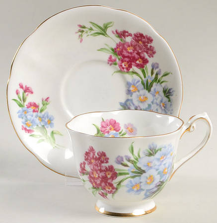 Princess Louise Footed Cup & Saucer Set
