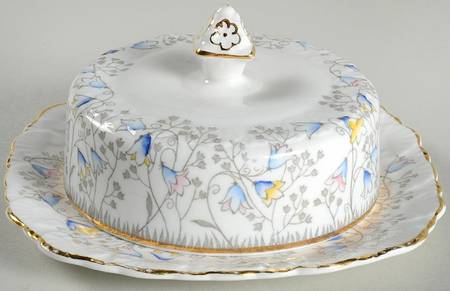 Bluebell Time Round Covered Butter
