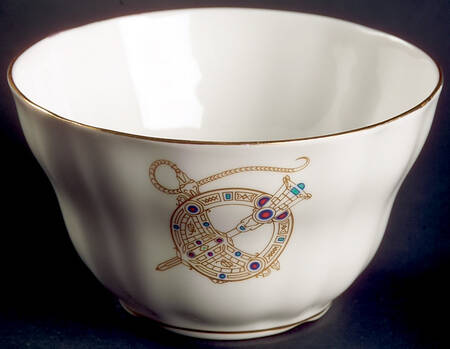 Tara Brooch (Scalloped) Open Sugar Bowl