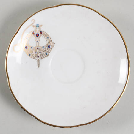 Tara Brooch (Scalloped) Saucer for Footed Cup
