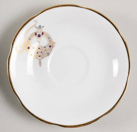 Tara Brooch (Scalloped) Saucer for Footed Cup
