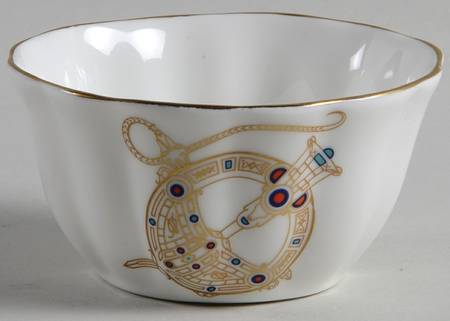 Tara Brooch (Scalloped) Mini Open Sugar Bowl