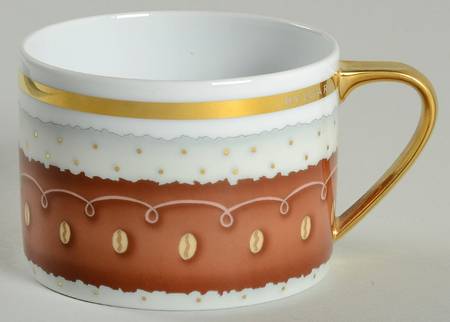 Dolci Deco Moka Flat Cup & Saucer Set