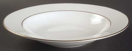 Signature Gold Large Rim Soup Bowl