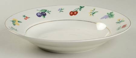 Chelsea (Gold Trim) Rim Soup Bowl