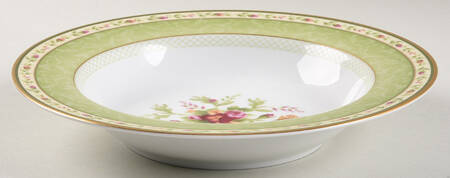 Seasons of Colour Spring Trellis Large Rim Soup Bowl