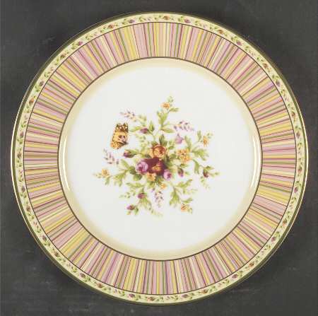 Seasons of Colour Spring Trellis 12" Chop Plate (Round Platter) by Royal Albert