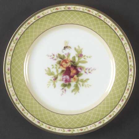 Seasons of Colour Spring Trellis Bread & Butter Plate